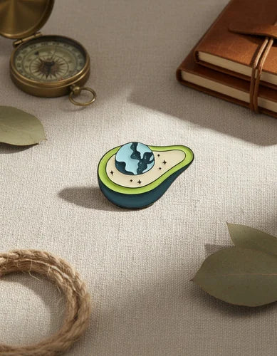 Pin Metálico Aguacate Planetario
