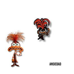 Pin Metálico Ansiedad