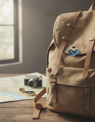 Pin Metálico Astronauta Café Estelar