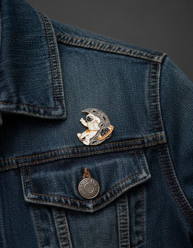 Pin Metálico Astronauta Lunar Chill