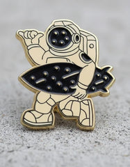 Pin Metálico Astronauta Surfero