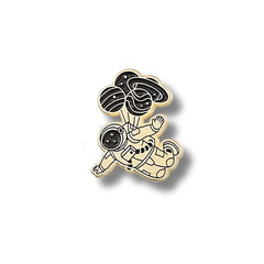 Pin Metálico Astronauta Vuelo Planetario