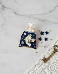 Pin Metálico Astronauta en Bolsa