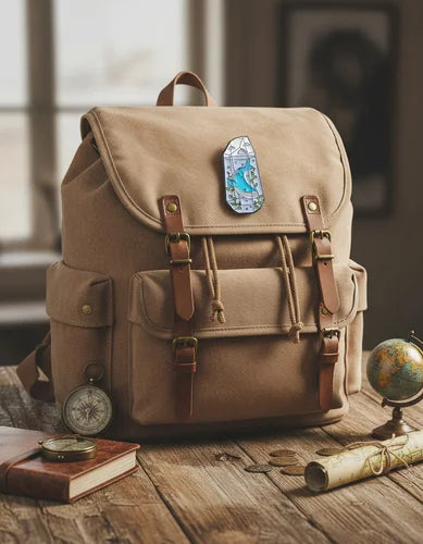 Pin Metálico Ballena en Botella