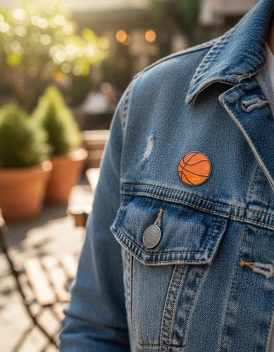 Pin Metálico Balón de Baloncesto