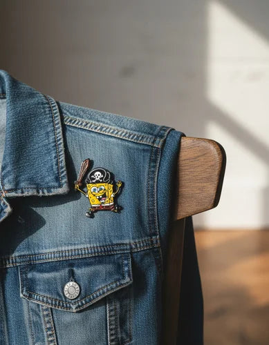Pin Metálico Bob Esponja Pirata