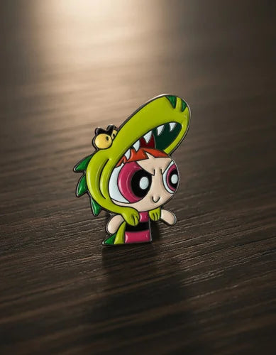 Pin Metálico Bombón Dinosaurio