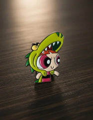 Pin Metálico Bombón Dinosaurio