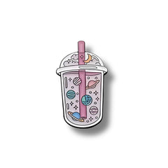 Pin Metálico Bubble Tea Galáctico