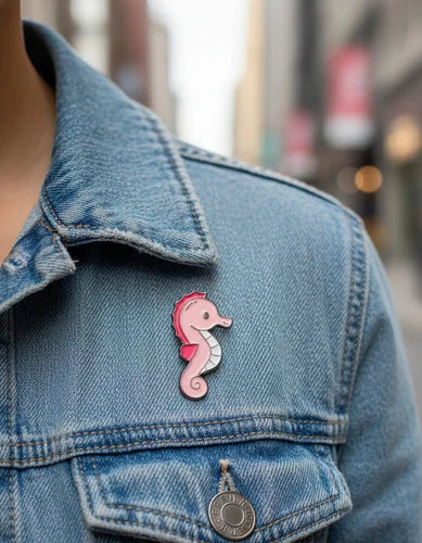 Pin Metálico Caballito de Mar