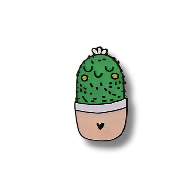 Pin Metálico Cactus Corazón Tierno