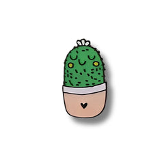 Pin Metálico Cactus Corazón Tierno