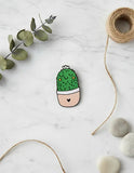 Pin Metálico Cactus Corazón Tierno