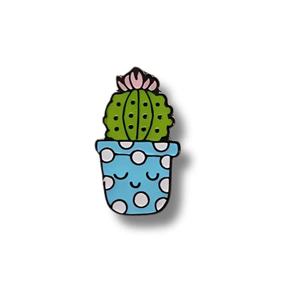 Pin Metálico Cactus Sonriente