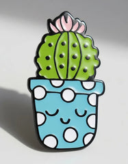 Pin Metálico Cactus Sonriente
