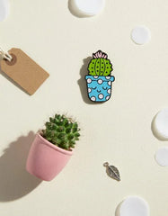 Pin Metálico Cactus Sonriente