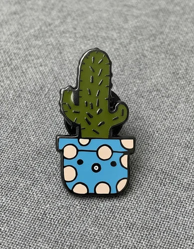Pin Metálico Cactus Sorprendido
