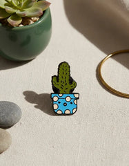 Pin Metálico Cactus Sorprendido