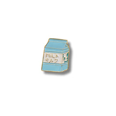 Pin Metálico Caja de Leche Japonesa