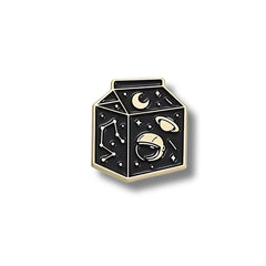 Pin Metálico Caja de Leche Universal