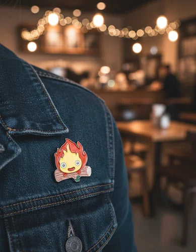 Pin Metálico Calcifer Fuego