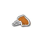 Pin Metálico Capibara Deep Thoughts