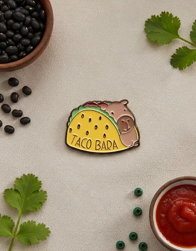 Pin Metálico Capibara Taco Bara