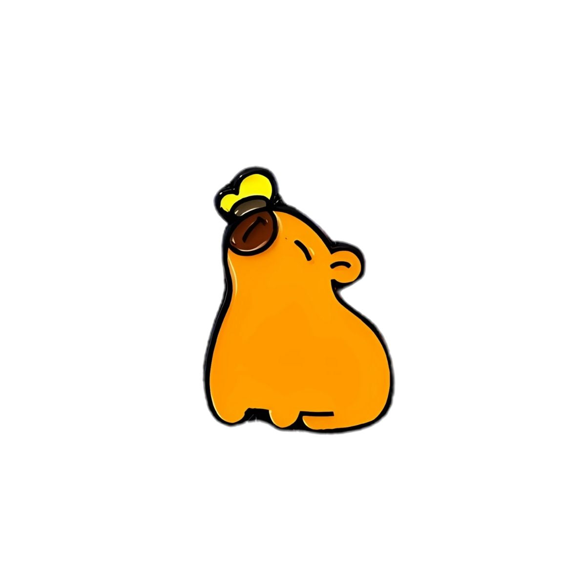 Pin Metálico Capibara con Mariposa