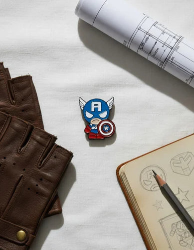 Pin Metálico Capitán América Uniformado