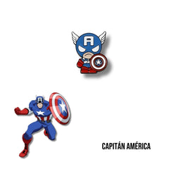 Pin Metálico Capitán América Uniformado