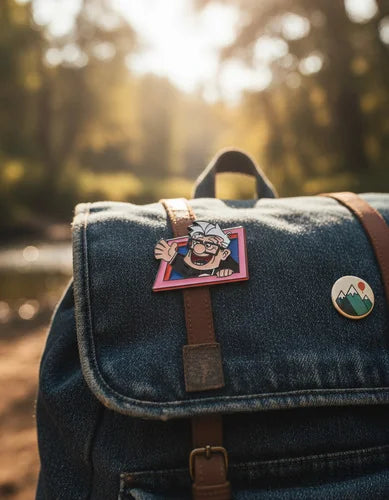 Pin Metálico Carl Saludando