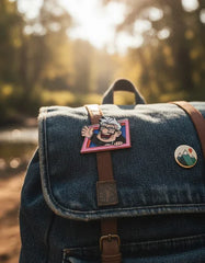 Pin Metálico Carl Saludando