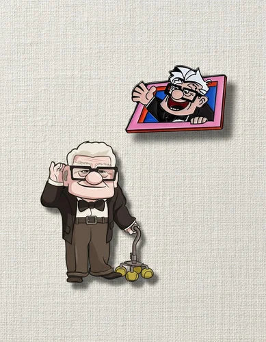 Pin Metálico Carl Saludando