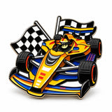 Pin Metálico Carro Fórmula 1 Amarillo