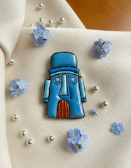 Pin Metálico Casa Calamardo