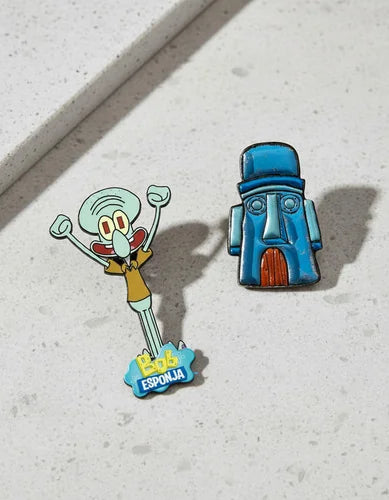 Pin Metálico Casa Calamardo