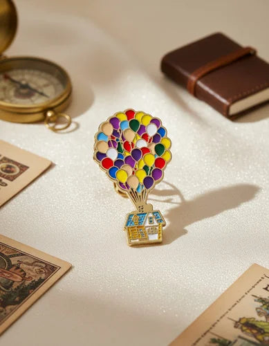 Pin Metálico Casa Voladora Up