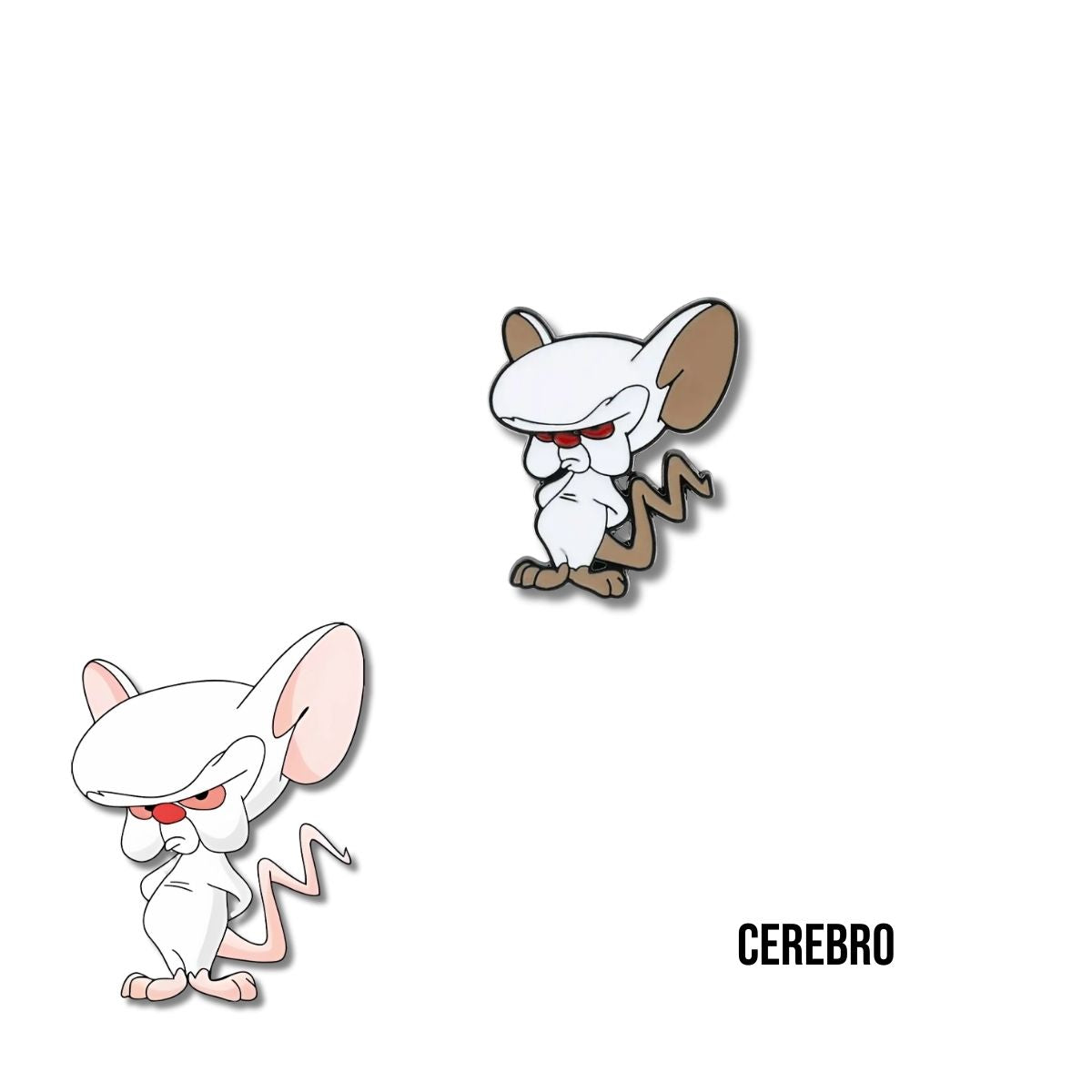 Pin Metálico Cerebro