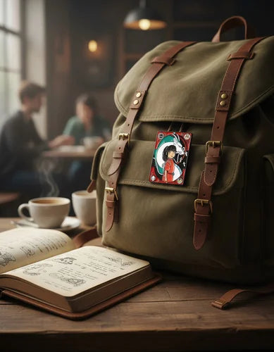 Pin Metálico Chihiro y Haku