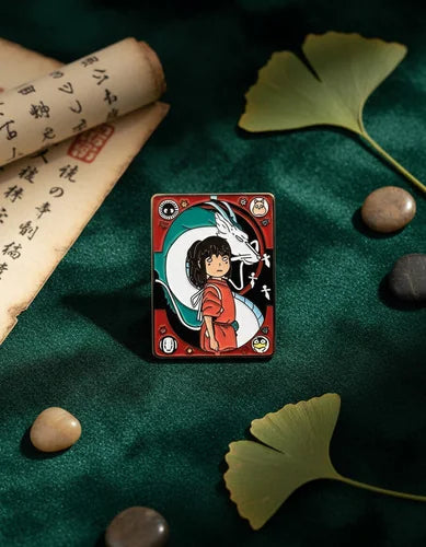 Pin Metálico Chihiro y Haku