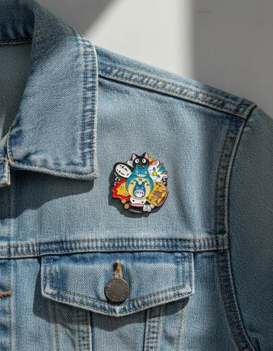 Pin Metálico Collage Studio Ghibli