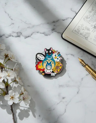 Pin Metálico Collage Studio Ghibli