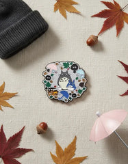 Pin Metálico Collage Totoros