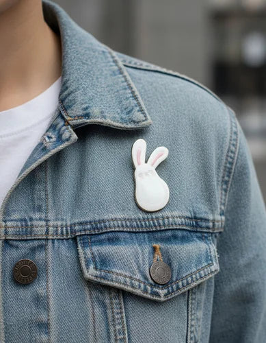 Pin Metálico Conejito Orejas