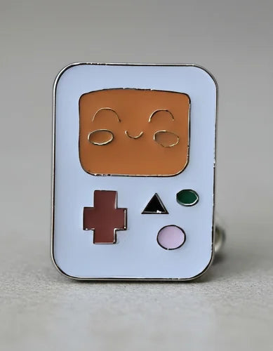 Pin Metálico Consola Retro Carita Feliz