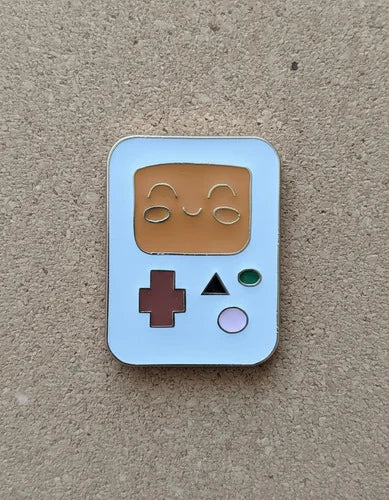 Pin Metálico Consola Retro Carita Feliz