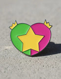 Pin Metálico Corazón Cosmo y Wanda