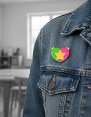 Pin Metálico Corazón Cosmo y Wanda