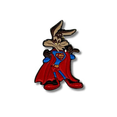 Pin Metálico Coyote Superman Creido