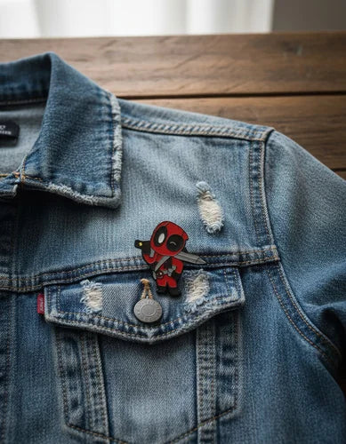 Pin Metálico Deadpool Espada
